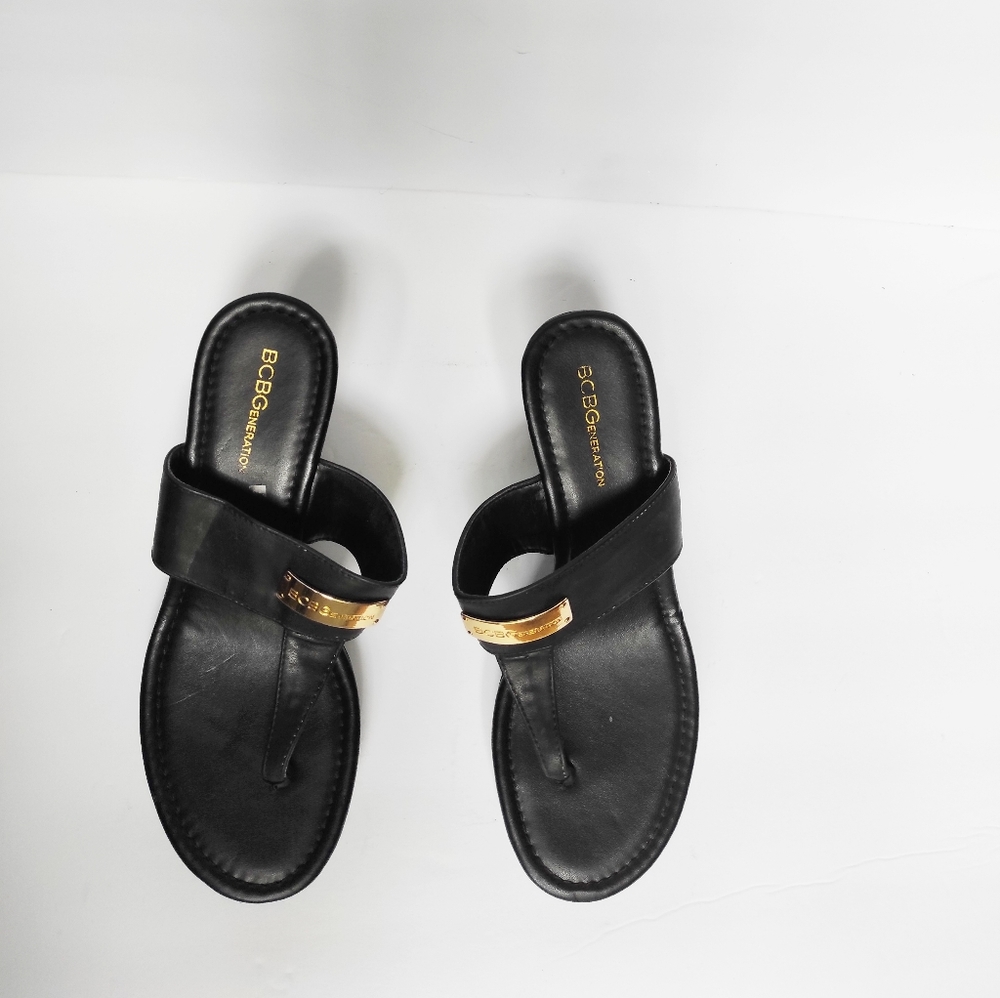 Thong Wedged Sandal